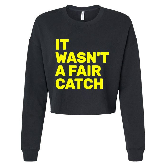 Look at Me Being All Festive and Shit Funny Cropped Pullover Crew