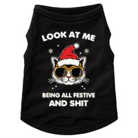 Look At Me Being All Festive And Shits Cat Xmas Doggie Tank