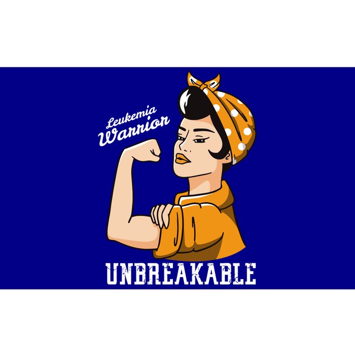 Leukemia Awareness Month Unbreakable Warrior Vintage Gift Bumper Sticker