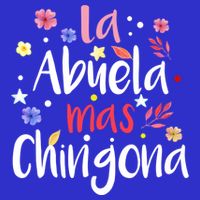 La Abuela Mas Chingona Spanish Grandma Floral Gift Sweatshirt