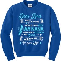 Loved And Missed My Nana In Memories Heaven Lost My Nana Cute Gift Kids Sweatshirt