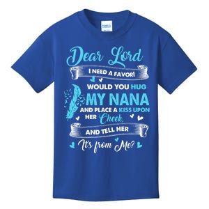 Loved And Missed My Nana In Memories Heaven Lost My Nana Cute Gift Kids T-Shirt