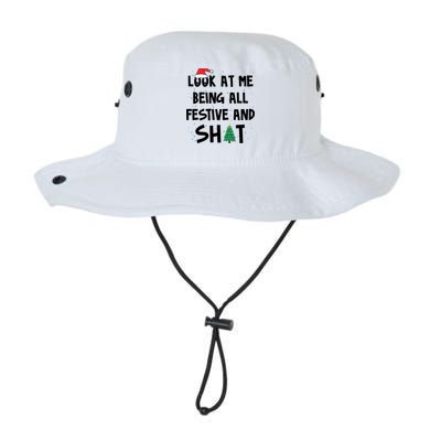 Look At Me Being All Festive And Shit Funny Christmas Bucket Hat