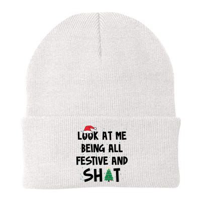 Look At Me Being All Festive And Shit Funny Christmas Beanie