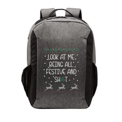 look at me being all festive Humorous Xmas  Vector Backpack