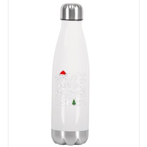 Look At Me Being All Festive Christmas Matching Family  Stainless Steel Insulated Water Bottle