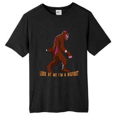 Look At Me Im A Bigfoot Halloween Costume Bigfoot Gift Gift Tall Fusion ChromaSoft Performance T-Shirt