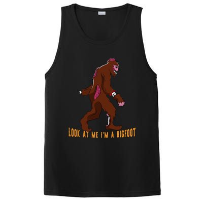 Look At Me Im A Bigfoot Halloween Costume Bigfoot Gift Gift PosiCharge Competitor Tank