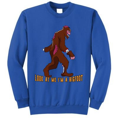 Look At Me Im A Bigfoot Halloween Costume Bigfoot Gift Gift Sweatshirt