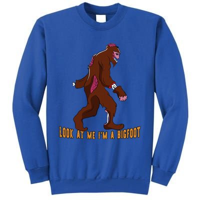 Look At Me Im A Bigfoot Halloween Costume Bigfoot Gift Gift Tall Sweatshirt