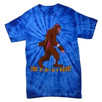 Look At Me Im A Bigfoot Halloween Costume Bigfoot Gift Gift Tie-Dye T-Shirt