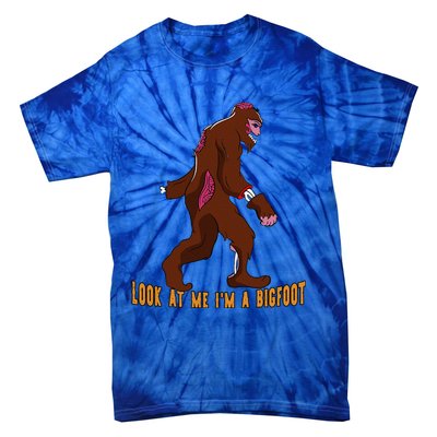 Look At Me Im A Bigfoot Halloween Costume Bigfoot Gift Gift Tie-Dye T-Shirt