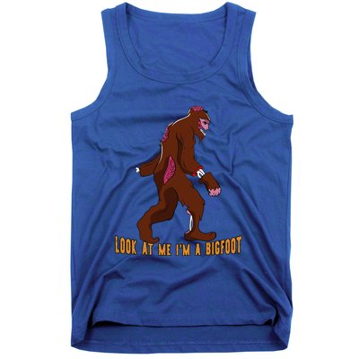 Look At Me Im A Bigfoot Halloween Costume Bigfoot Gift Gift Tank Top