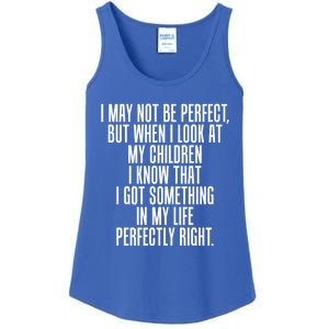 Look At My Know I Did Something Right Mom Funny Gift Ladies Essential Tank