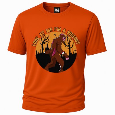 Look At Me Im A Bigfoot Halloween Costume Bigfoot Gift Cooling Performance Crew T-Shirt