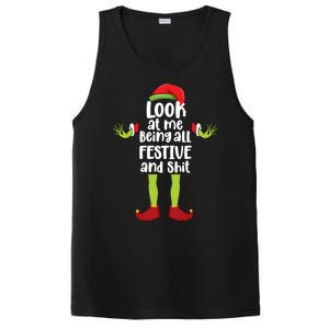 Look At Me Being All Festive And Shits Funny Xmas Christmas PosiCharge Competitor Tank