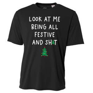 Look At Me Being All Festive Cooling Performance Crew T-Shirt