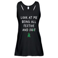 Look At Me Being All Festive Ladies Essential Flowy Tank