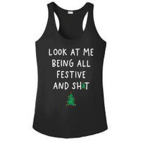 Look At Me Being All Festive Ladies PosiCharge Competitor Racerback Tank