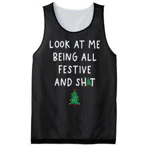 Look At Me Being All Festive Mesh Reversible Basketball Jersey Tank