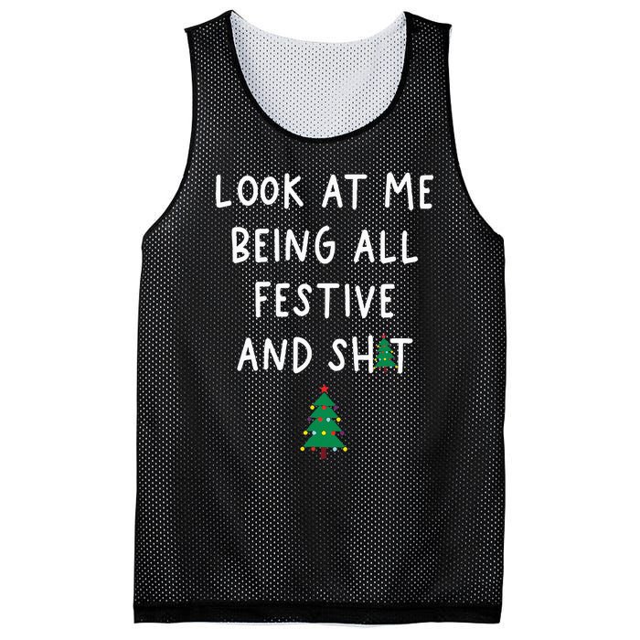 Look At Me Being All Festive Mesh Reversible Basketball Jersey Tank