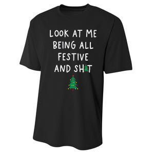 Look At Me Being All Festive Performance Sprint T-Shirt