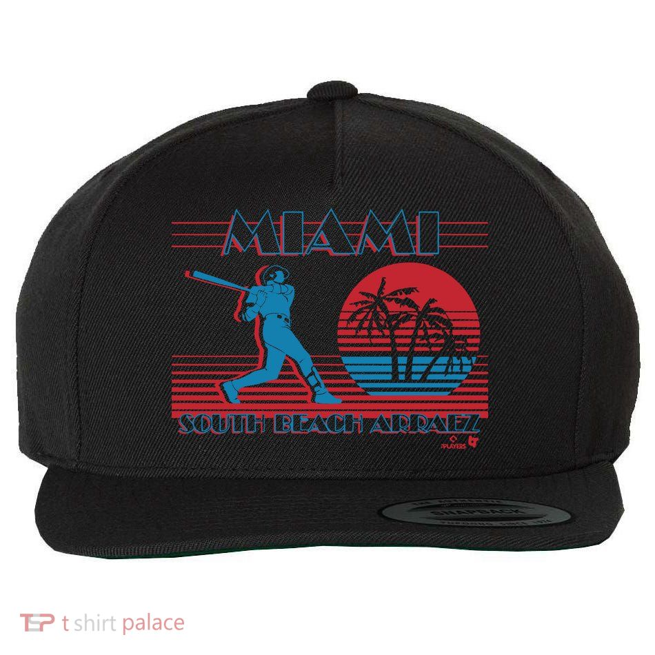 Luis Arraez Miami South Beach Arraez Wool Snapback Cap