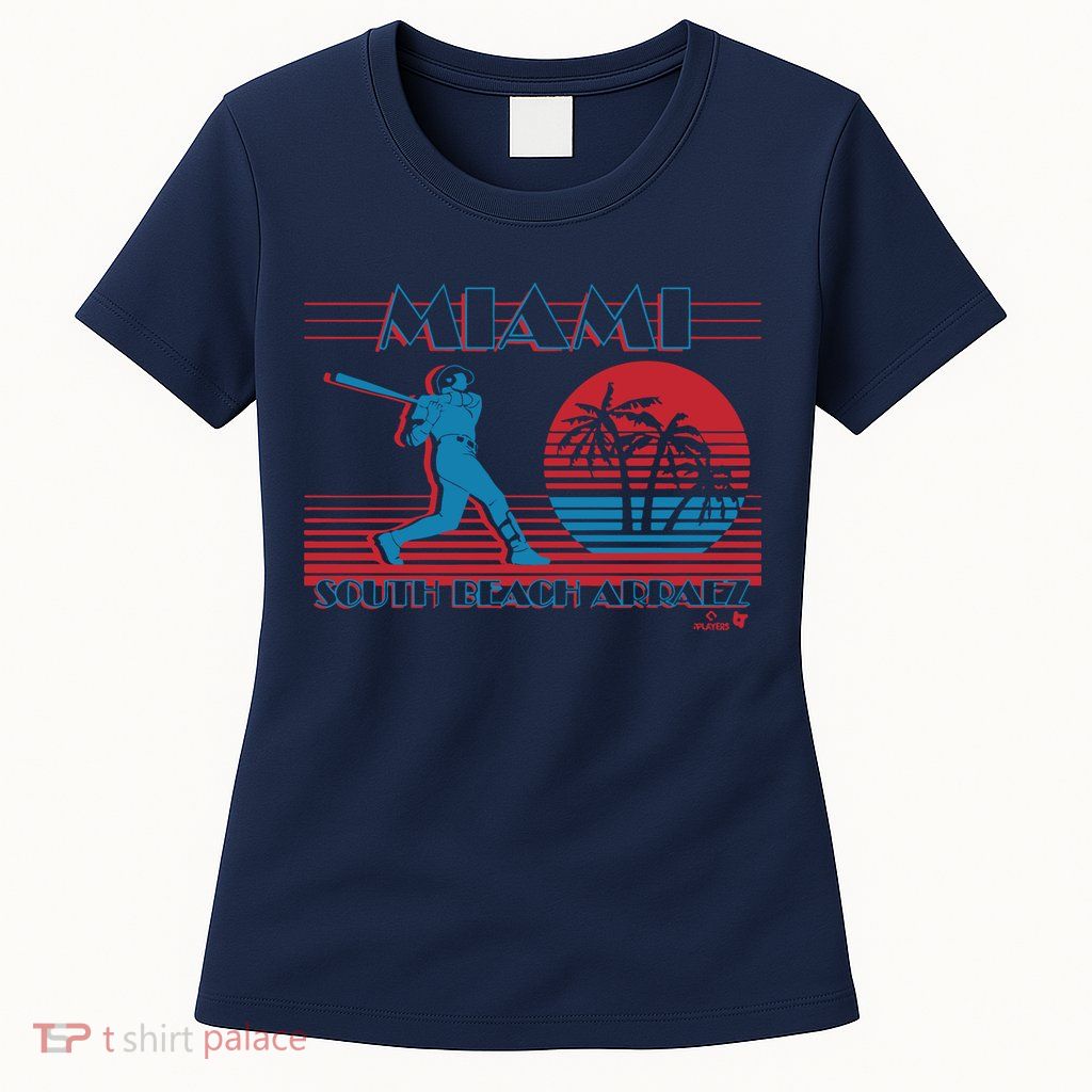 Luis Arraez Miami South Beach Arraez Womens T-Shirt