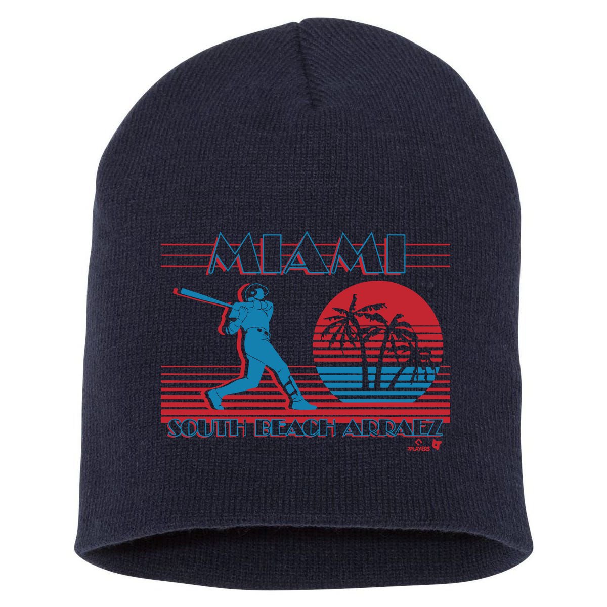 Luis Arraez Miami South Beach Arraez Short Acrylic Beanie