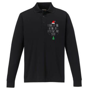 Look At Me Being All Festive and Shits Funny XmasChristmas Performance Long Sleeve Polo