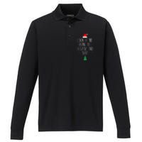 Look At Me Being All Festive and Shits Funny XmasChristmas Performance Long Sleeve Polo