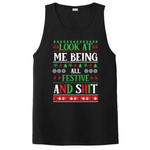 Look At Me Being All Festive And Shits Christmas Gift PosiCharge Competitor Tank