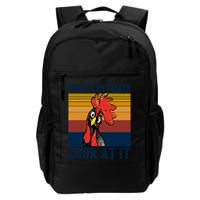 Look At My Pecker Look At It Apparel Funny Chicken Design Backpack