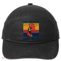 Look At My Pecker Look At It Apparel Funny Chicken Design 7-Panel Snapback Hat