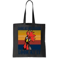 Look At My Pecker Look At It Apparel Funny Chicken Design Bag