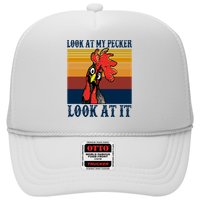 Look At My Pecker Look At It Apparel Funny Chicken Design Hat
