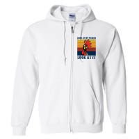 Look At My Pecker Look At It Apparel Funny Chicken Design Full Zip Hoodie