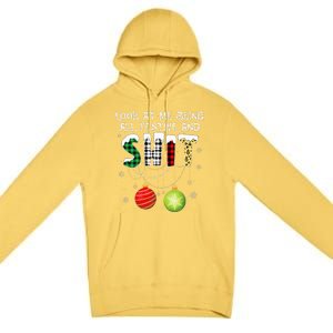 Look at Me Being All Festive Funny Christmas Saying Xmas Premium Pullover Hoodie