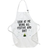 Look At Me Being All Festive And Shit Funny Christmas Apron