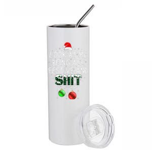 look at me being all festive Funny Christmas Stainless Steel Tumbler