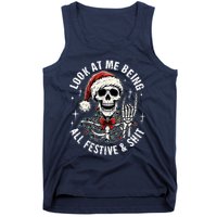 Look At Me Being All Festive And Funny Skeleton Tank Top