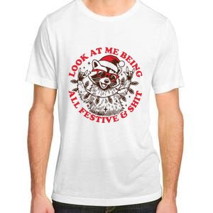 Look At Me Being All Festive Christmas Feral Girl Adult ChromaSoft Performance T-Shirt