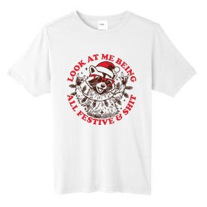 Look At Me Being All Festive Christmas Feral Girl Tall Fusion ChromaSoft Performance T-Shirt