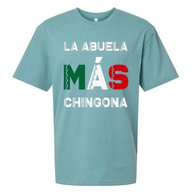 La Abuela MáS Chingona Grandmother Sueded Cloud Jersey T-Shirt