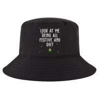 Look At Me Being All Festive And Shit Funny Christmas Cool Comfort Performance Bucket Hat
