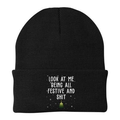 Look At Me Being All Festive And Shit Funny Christmas Beanie