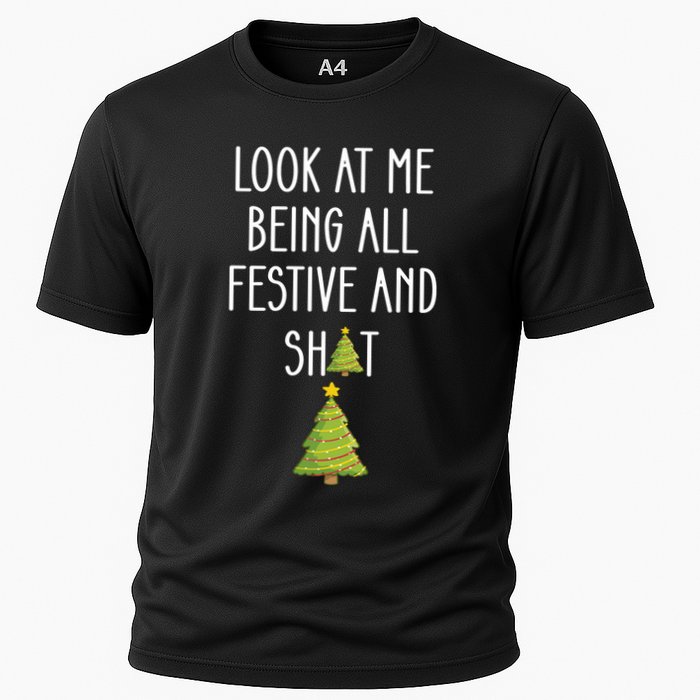 Look At Me Being All Festive And Shit Funny Performance Shirt