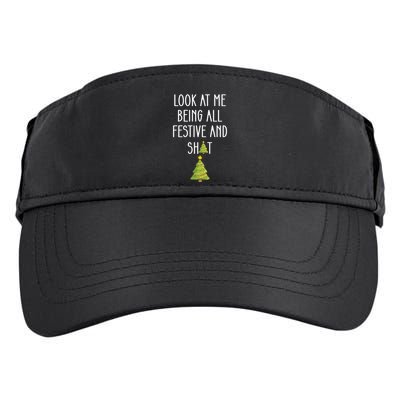 Look At Me Being All Festive And Shit Funny Adult Drive Performance Visor