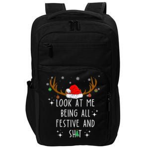 Look At Me Being All Festive And Funny Christmas Tree Impact Tech Backpack