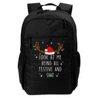 Look At Me Being All Festive And Funny Christmas Tree Daily Commute Backpack